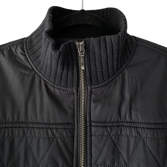 PRANA BLACK DIVA BOMBER JACKET QUILTED SHERPA LINING ZIPPER FRONT POCKETS SMALL - Picture 7 of 13